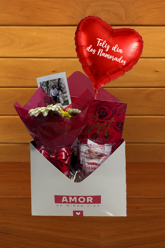 Cesta Amor Perfeito Especial Dia dos Namorados​